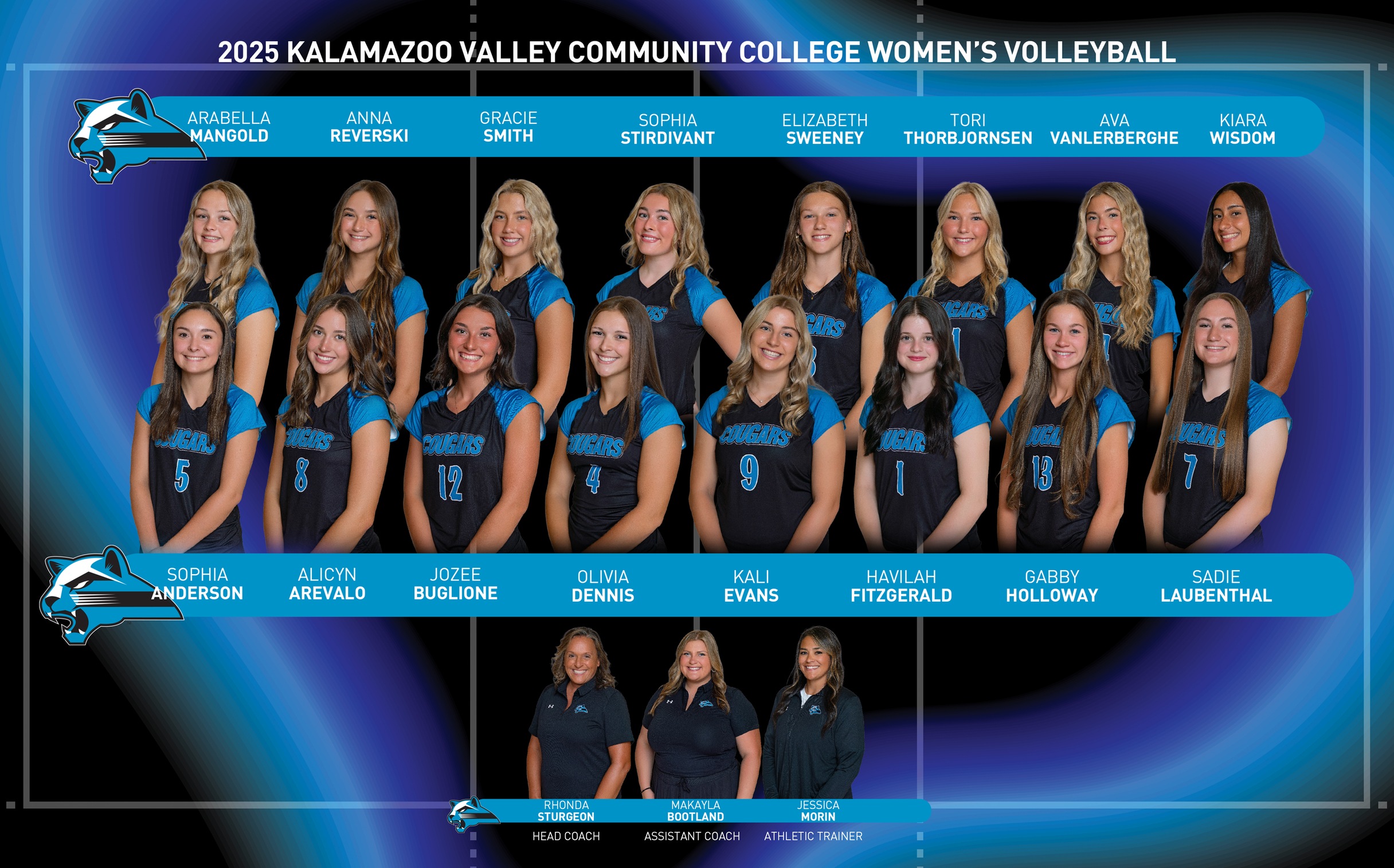 2025-26 Volleyball Team Photo w/ Coaches